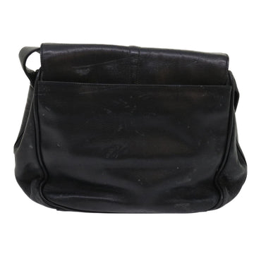 GUCCI Shoulder Bag Leather Black bs6638