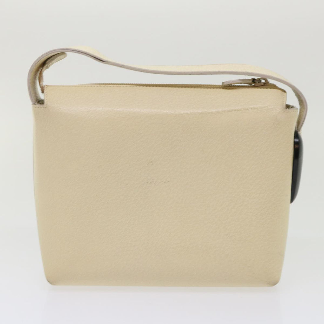 GUCCI Hand Bag Clutch Bag Leather 2Set Beige Gray bs6682