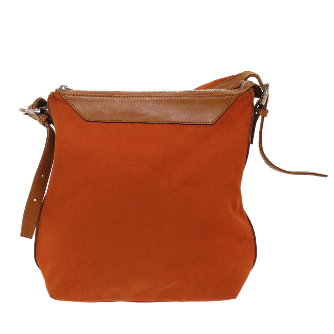 GUCCI Shoulder Bag Leather Canvas 2Set Navy Orange bs7033