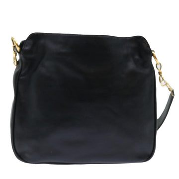 GUCCI Shoulder Bag Leather Black bs7234