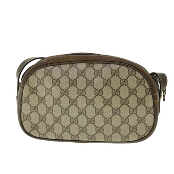 GUCCI GG Canvas Shoulder Bag Leather Beige 001 067 1283 bs7335