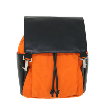 GUCCI Backpack Nylon Leather Orange 003•0233 bs7523