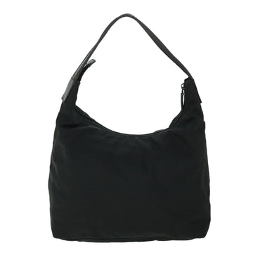 GUCCI Shoulder Bag Canvas Black bs7984