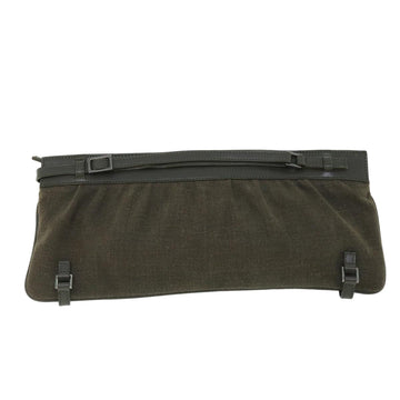 GUCCI Clutch Bag Canvas Gray bs8085