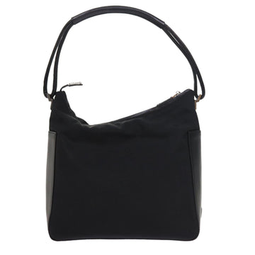 GUCCI Shoulder Bag Canvas Black bs8637