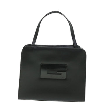 GUCCI Hand Bag Leather Black 000 0812 002058 bs8640