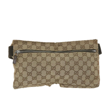 GUCCI GG Canvas Waist bag Beige 28566 bs9936