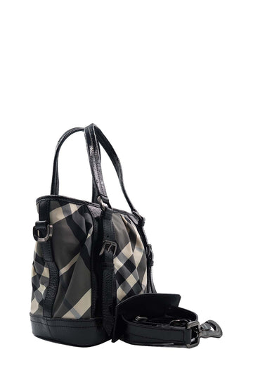 Lowry Beat Check Tote Black