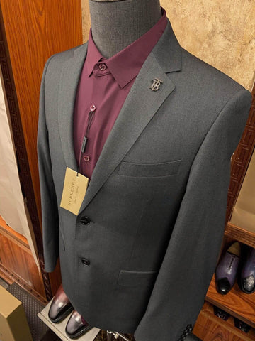 Burberry Charcoal Gray Suit