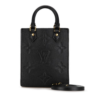 Louis Vuitton Monogram Amplant Pitt Sacpra Handbag Shoulder Bag 2WAY M81417 Noir Black Leather  Louis Vuitton