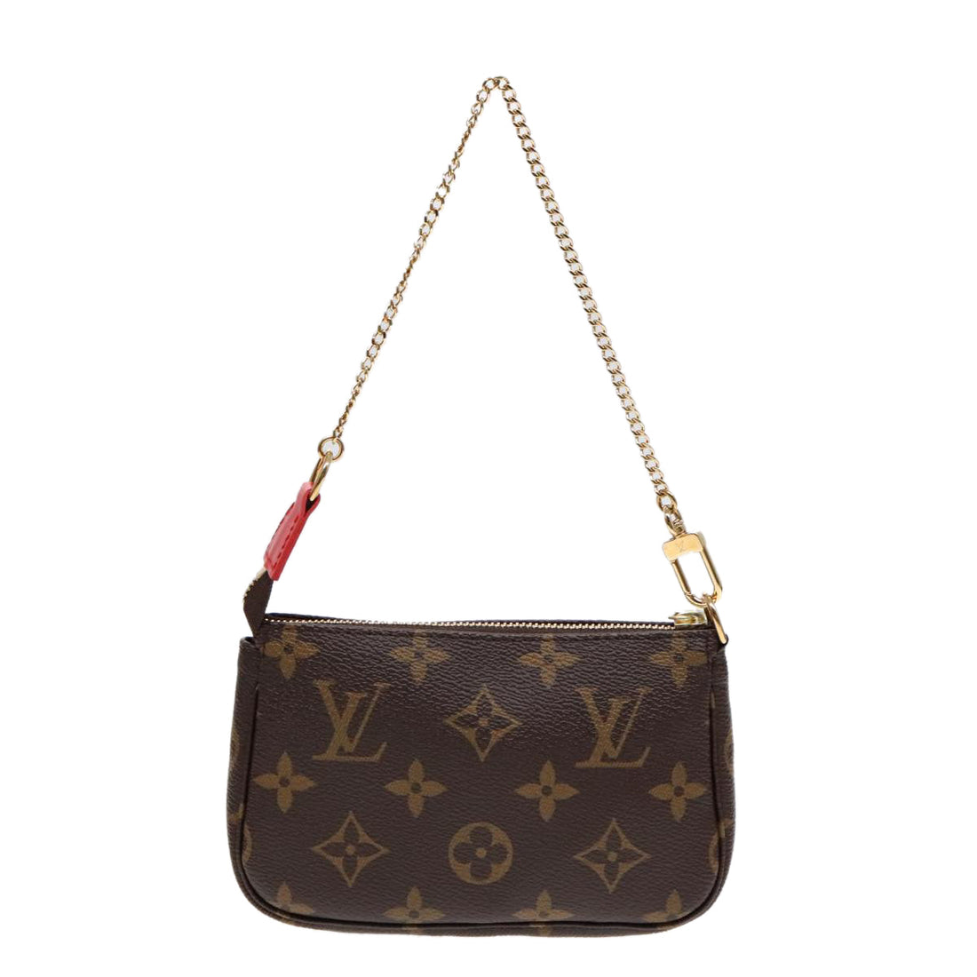 Louis Vuitton Mini Pochette Accessoires  Canvas Clutch Bag ()
