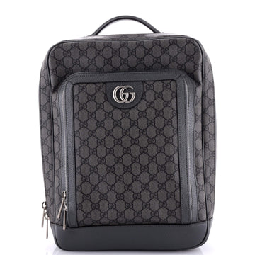 Ophidia Front Zip Pocket Backpack GG Coated Canvas Medium