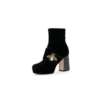 Women's Soko Bee Platform Boots Velvet