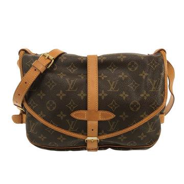Louis Vuitton Saumur 30  Canvas Shoulder Bag ()