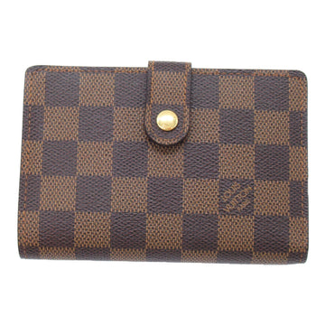 Louis Vuitton Portefolio Vienna Double Fold Wallet Wallet PVC Coated Canvas Damier  Brown N61674