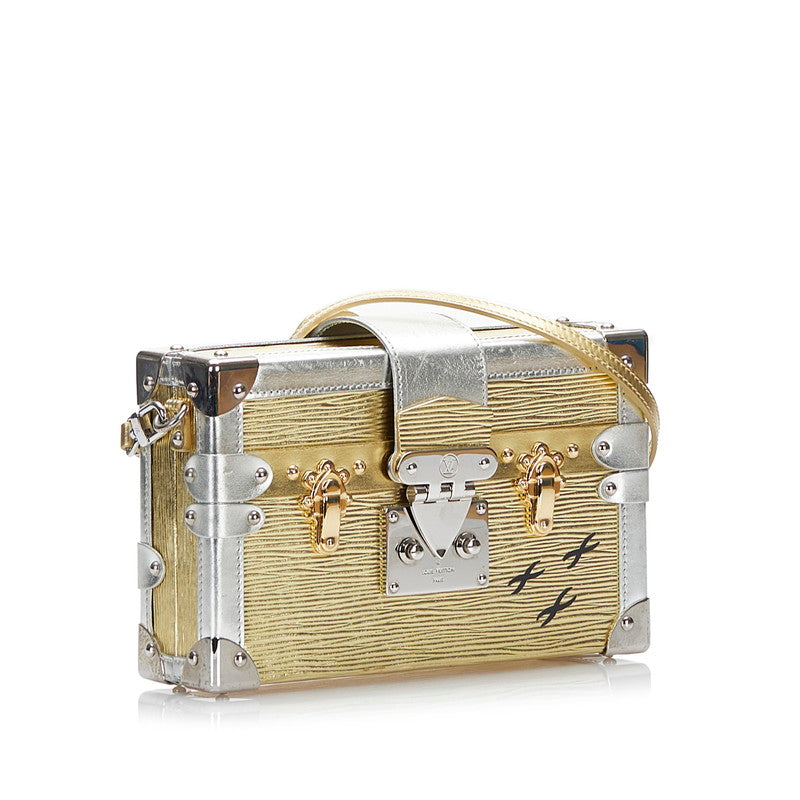 Louis Vuitton Louis Vuitton Epic M54652 Shoulder Bag Leather Gold Silver