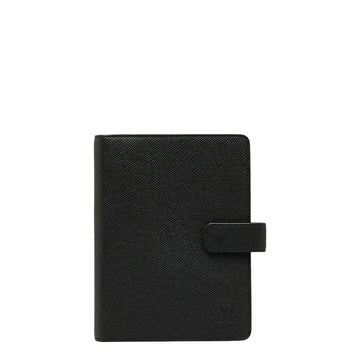Louis Vuitton Tiger Agenda MM Handbook Cover R20423 Noir Black Leather  Louis Vuitton