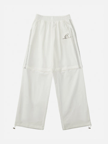 Sneakerland Paneled Casual Trousers