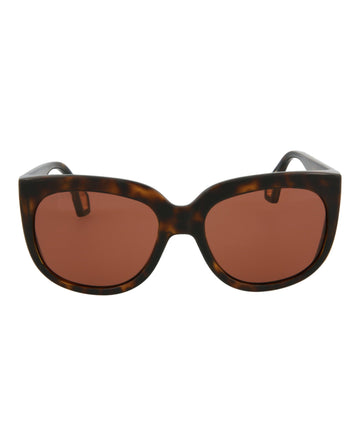 Square-Frame Injection Sunglasses