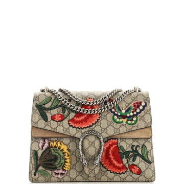 Dionysus Bag Embroidered GG Coated Canvas Medium