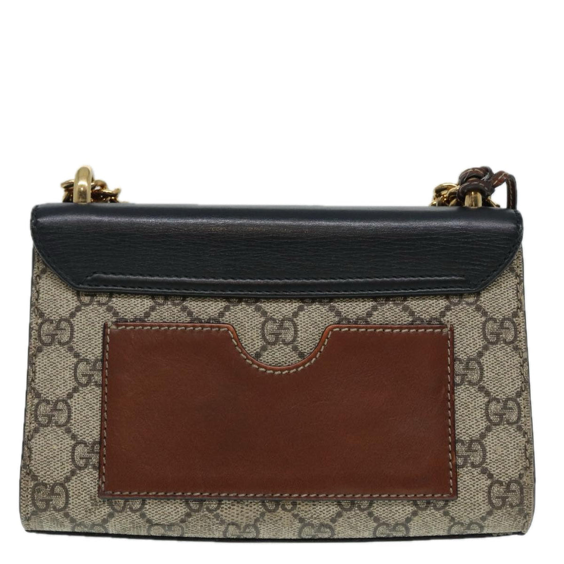 Gucci Padlock  Canvas Shoulder Bag ()
