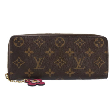 Louis Vuitton Portefeuille Clémence  Canvas Wallet  ()