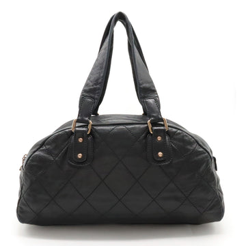 CHANEL Chanel Cocomark Mini Boston  Bag Shoulder  Shoulder Tooth Black Black Black Blumin
