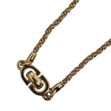 Dior CD logo long double necklace g mockie ladies Dior