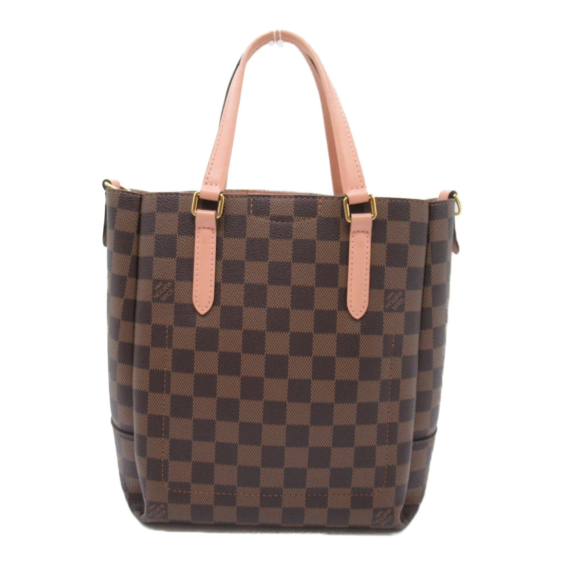 Louis Vuitton Belmont NV BB Shoulder Bag PVC Coated Canvas Damier  Brown  N60297