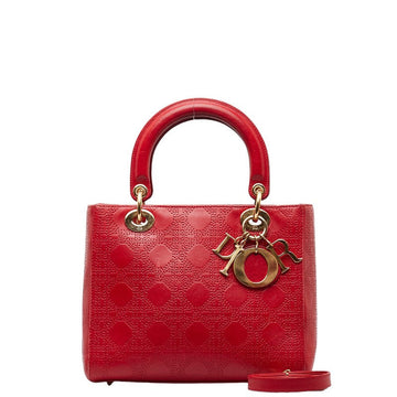 Dior Lady  Handbag 2WAY Red G Leather  Dior Ladies Handbags 2WAY Red Gold Leather Ladies Ladies Ladies Ladies Ladies Ladies Ladies Ladies Ladies Ladies Ladies Ladies