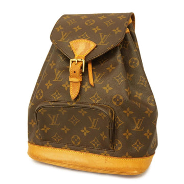 Louis Vuitton Montsouris Mm  Canvas Backpack Bag ()