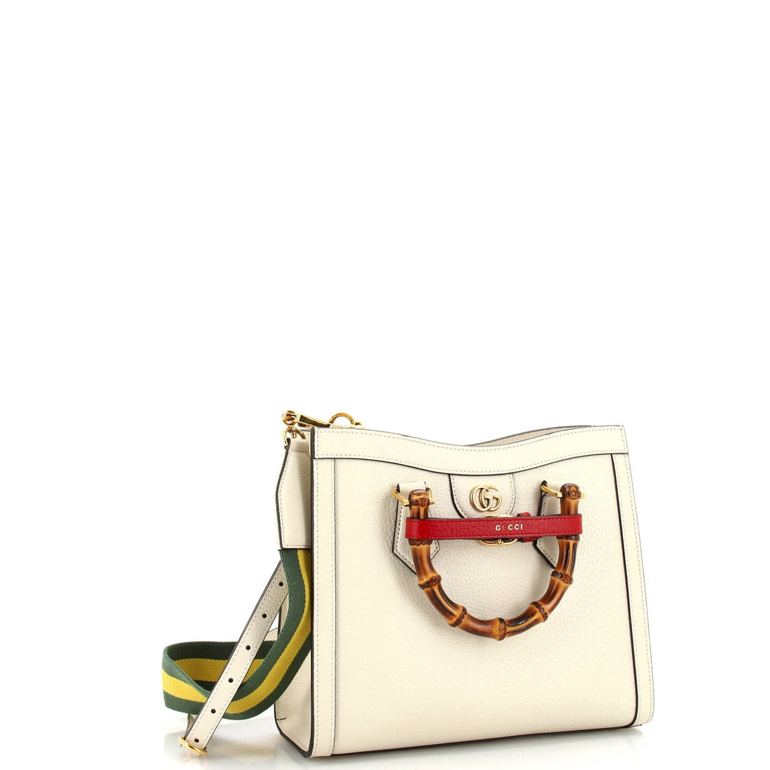 Diana NM Bamboo Handle Tote Leather Small