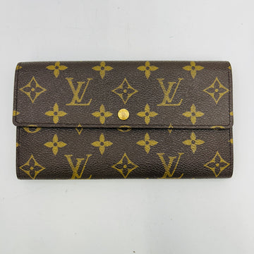 LOUIS VUITTON Porte Monnaie Credit Long Walllet GP10171145