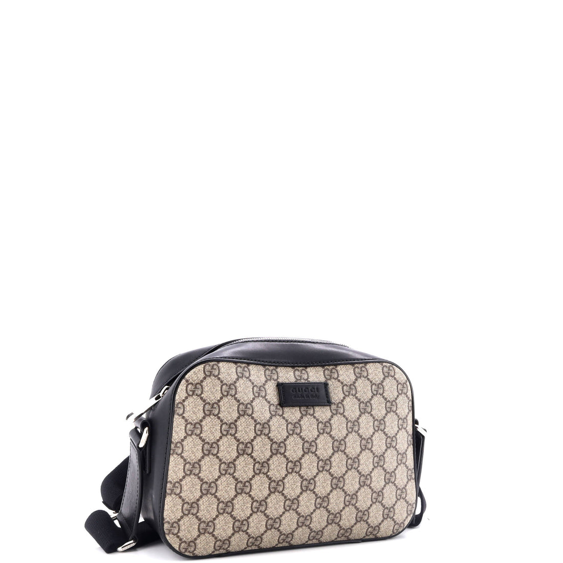 Camera Shoulder Bag GG Coated Canvas Small