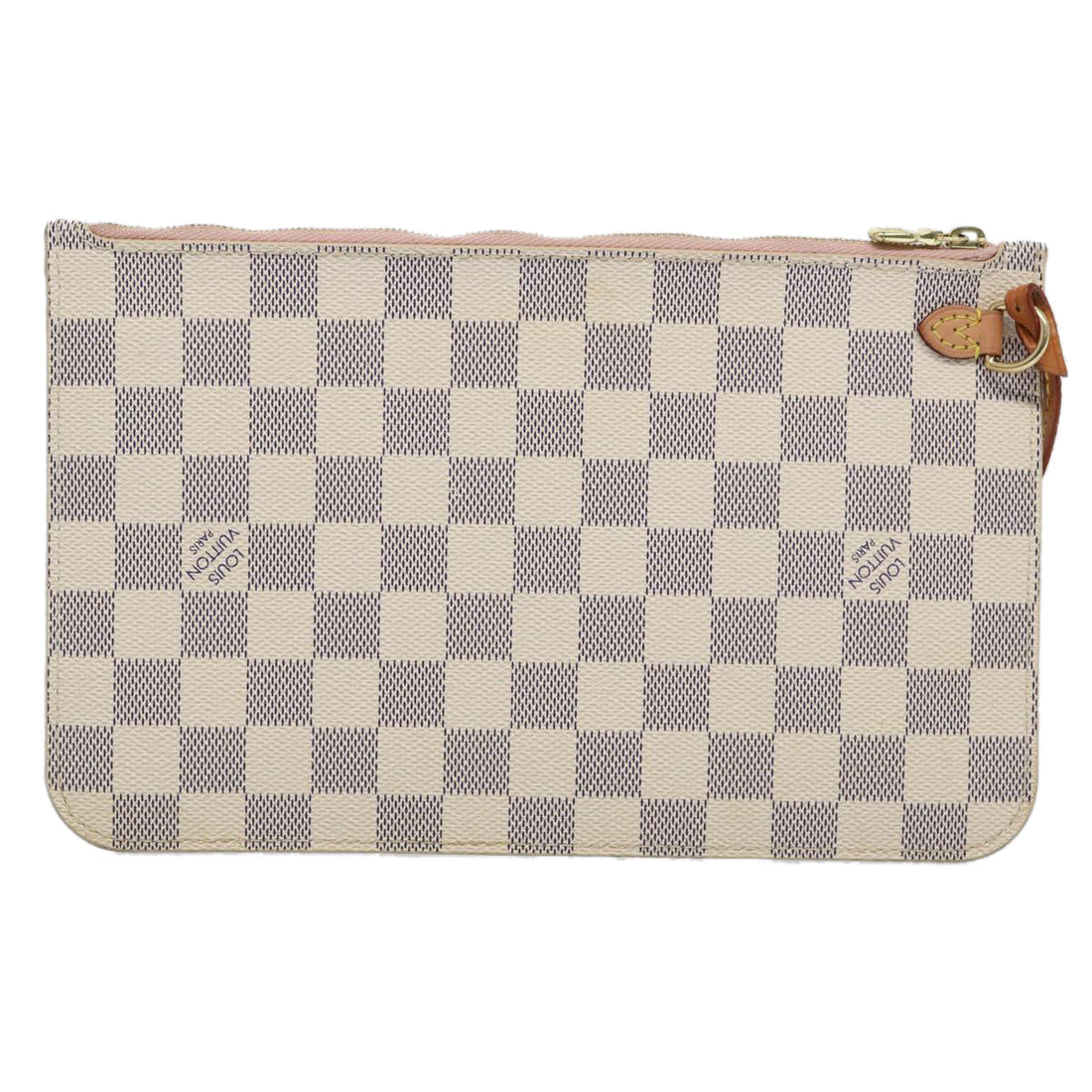 Louis Vuitton Neverfull  Canvas Clutch Bag ()