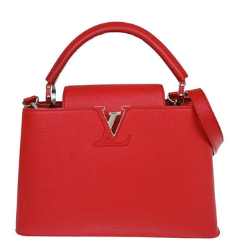 Louis Vuitton Capucines  Leather Shoulder Bag ()