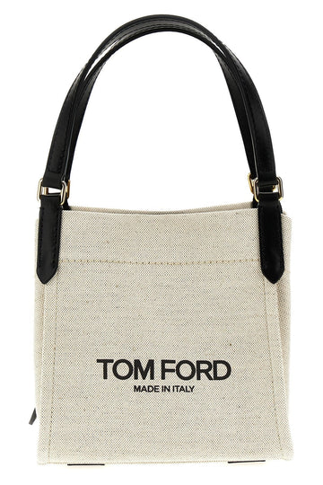 Tom Ford Women Logo Canvas Handbag