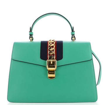 Sylvie Top Handle Bag Leather Large