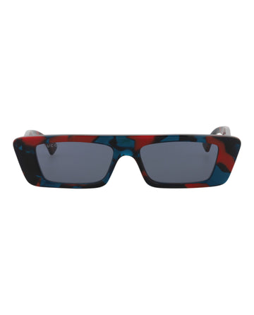 Square-Frame Recycled Acetate Sunglasses