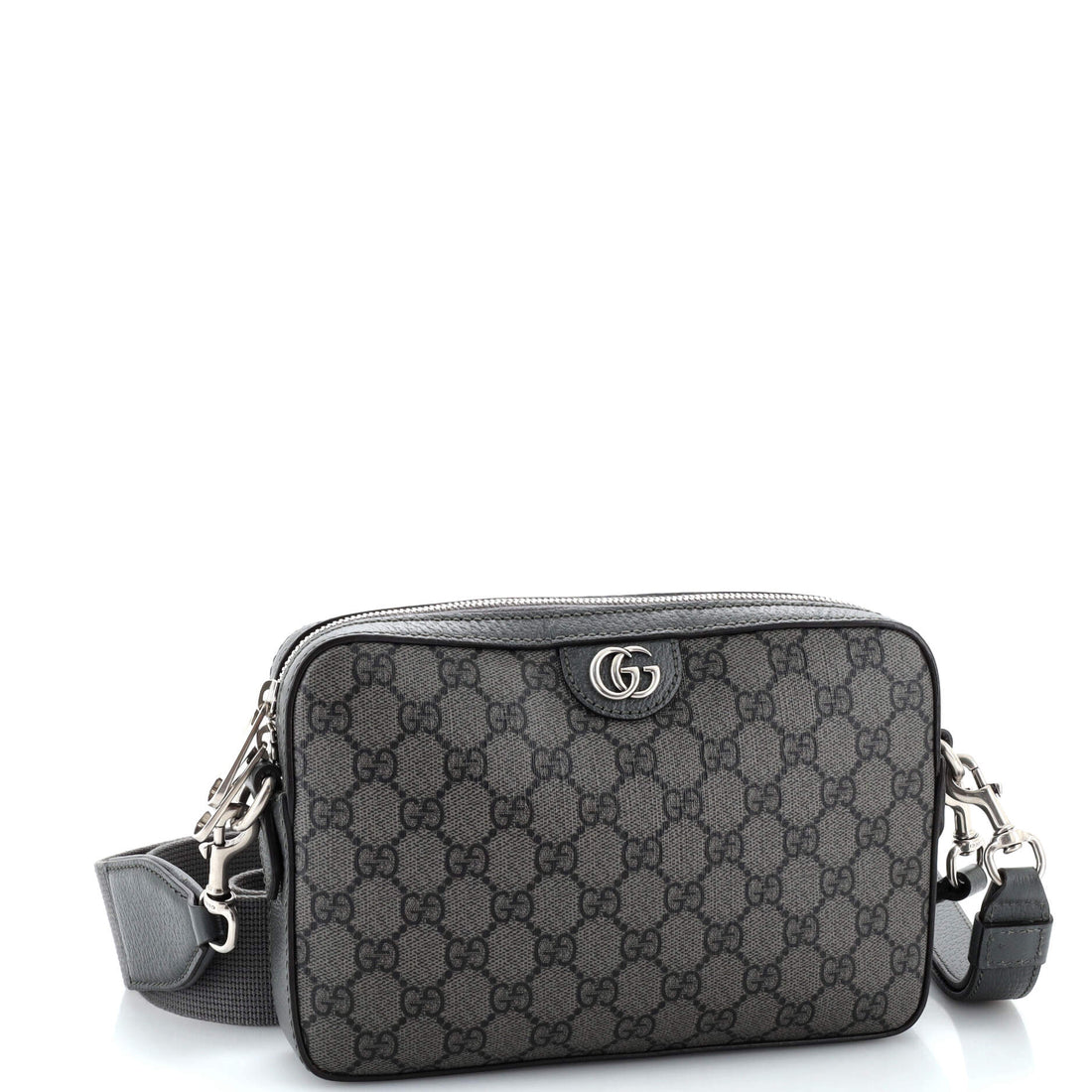 Ophidia Zip Wristlet Shoulder Bag GG Coated Canvas Small