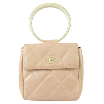 Chanel White Lambskin Handbag