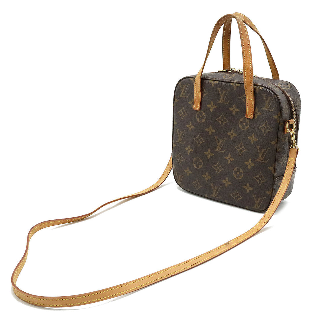 Louis Vuitton Monogram Spontaneous Handbag 2WAY M47500  Shoulder Strap