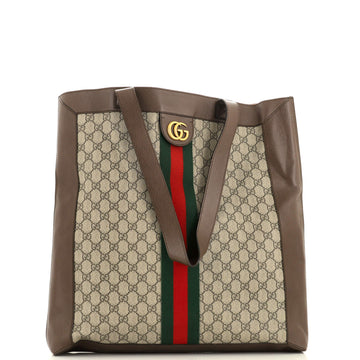 Ophidia Soft Open Tote GG Coated Canvas Large