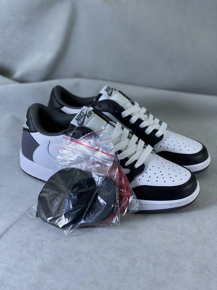 Custom Fragment x LV TS x Air Jordan 1 Low Reverse Mocha