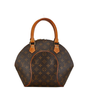 Louis Vuitton Monogram Ellipse PM Handbag 2WAY M51127 Brown PVC Leather  Louis Vuitton