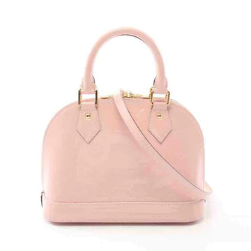 Louis Vuitton Light Pink Vernis Monogram Alma BB