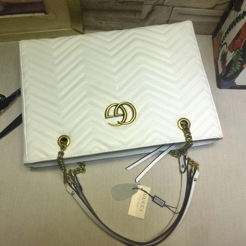 Makersluxe - Marmont Tote Bag White