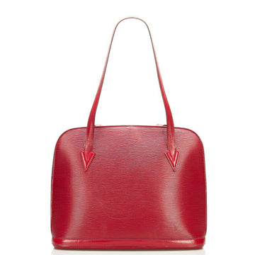Louis Vuitton Lussac  Leather Shoulder Bag ()