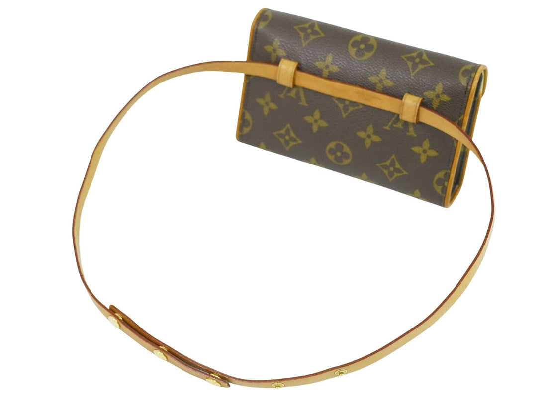 Louis Vuitton Pochette Florentine  Canvas Shoulder Bag ()