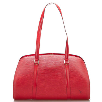 Louis Vuitton Louis Vuitton M42867 Boston Bag Leather Castilian Red